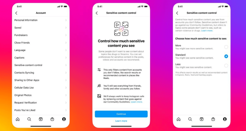 Instagram’dan Hassas İçerik Kontrol Sistemine&nbsp;Güncelleme